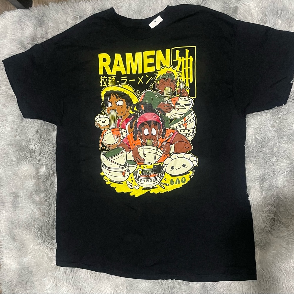 The Ramen King black T-shirt